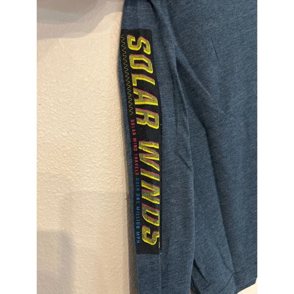 Old Navy Boys Long Sleeve Graphic Tee Solarwinds Blue Small - Picture 5 of 6